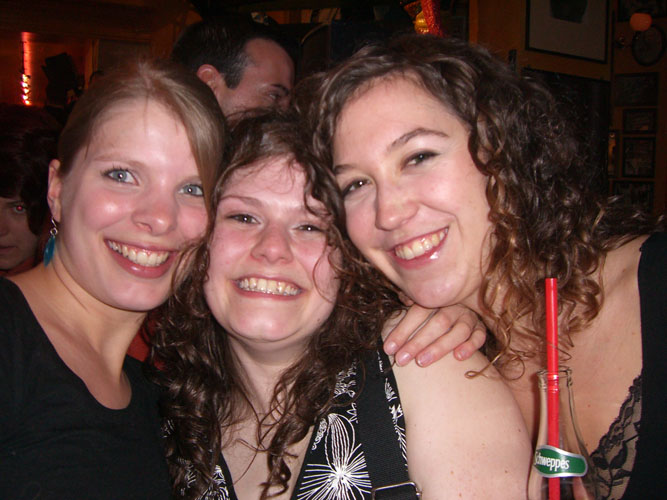 Catherine, Maike und ich